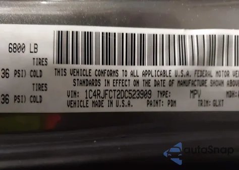 2013 Jeep Grand Cherokee Overland from USA, damaged, VIN 1C4RJFCT2DC523909